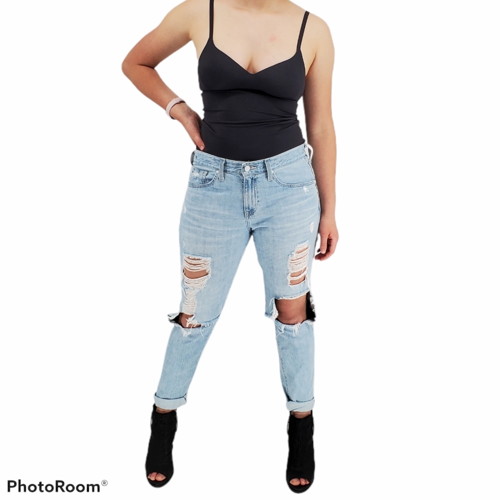 Big Star Billie Nova XVI Slim Slouch Ripped Jeans